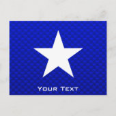 青い星 ポストカード (正面)