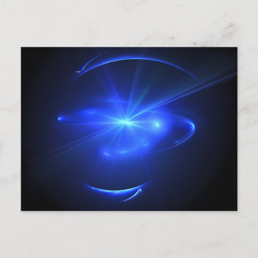 青い星 ポストカード (正面)