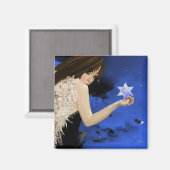 青い星 マグネット (正面/裏面)