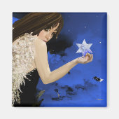 青い星 マグネット (正面)