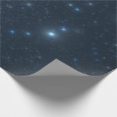 青い星 ラッピングペーパー (角)