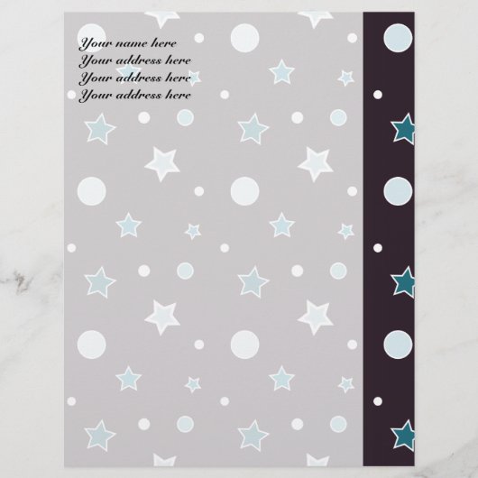 青い星 レターヘッド (正面)