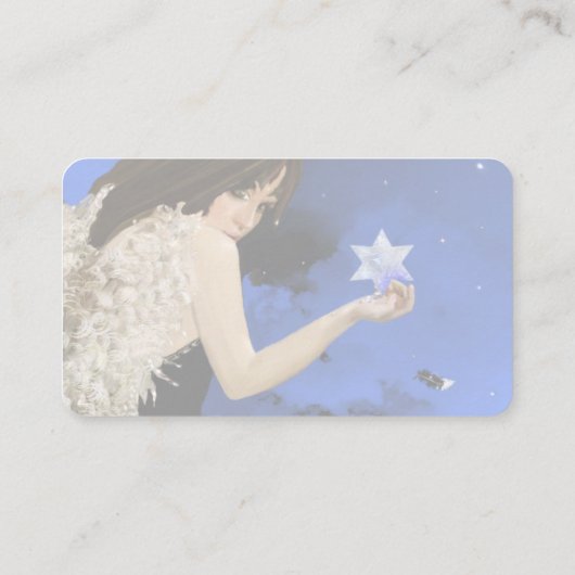 青い星 名刺 (裏面)