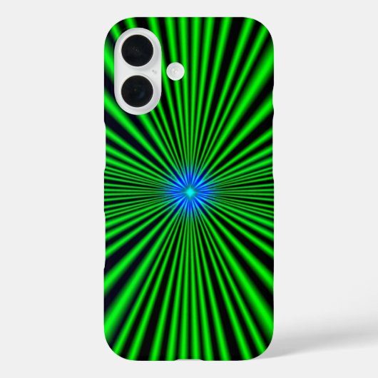青い星(緑) Case-Mate iPhoneケース (裏面)