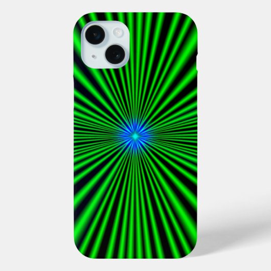 青い星(緑) Case-Mate iPhoneケース (裏面)
