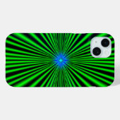 青い星(緑) Case-Mate iPhoneケース (裏面 (横))