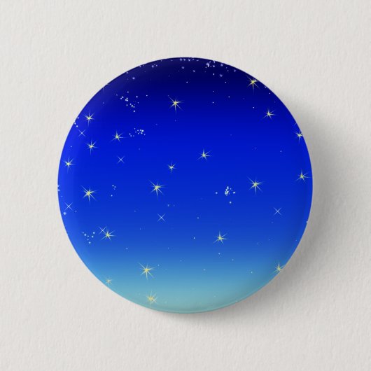 青い星 缶バッジ (正面)
