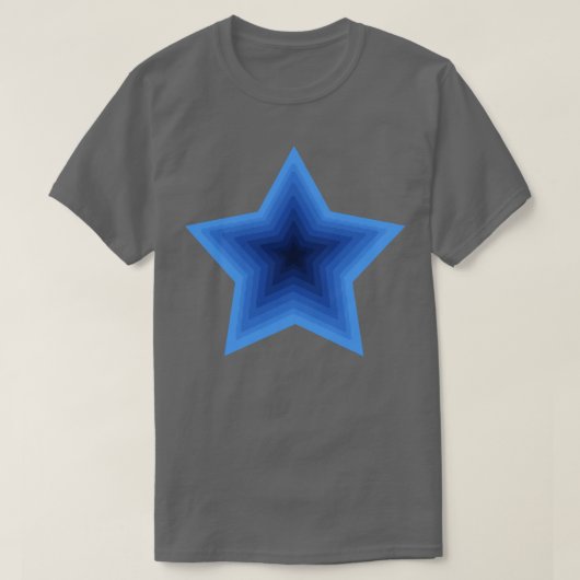 青い星 Tシャツ (デザイン正面)