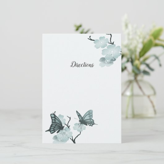 青い春の花と蝶 エンクロージャーカード (スタンド正面)