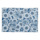 青い春、野生の花、デイジー 枕カバー (裏面-左)