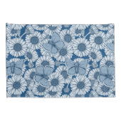 青い春、野生の花、デイジー 枕カバー (裏面-右)