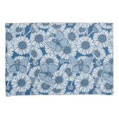 青い春、野生の花、デイジー 枕カバー (正面右)