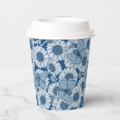 青い春、野生の花、デイジー 紙コップ (裏面)