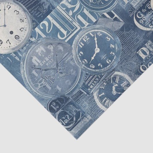 青い時計 薄葉紙 (詳細)