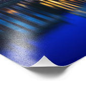 青い時間のハーグのスカイラインの写真プリント フォトプリント            (角)