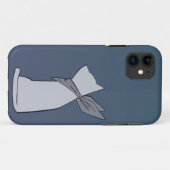青い最小主義の猫のiPhone 5の箱 Case-Mate iPhoneケース (裏面(横))