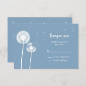 青い最高の願い!出欠確認 出欠カード (正面/裏面)