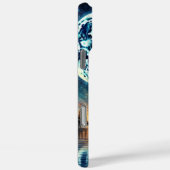 青い月が鷹の静かな見張りを照らす Case-Mate iPhoneケース (裏面 / 右)