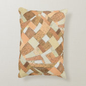 青い月と山のテクスチャルアクセント枕 アクセントクッション (裏面(縦))