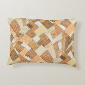 青い月と山のテクスチャルアクセント枕 アクセントクッション (裏面)