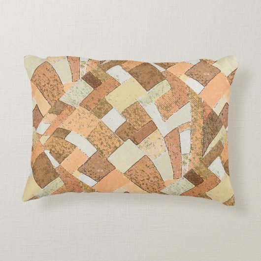 青い月と山のテクスチャルアクセント枕 アクセントクッション (裏面)