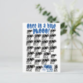 青い月に一度だけのムー ムーン ポストカード (スタンド正面)