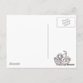 青い月に一度だけのムー ムーン ポストカード (裏面)