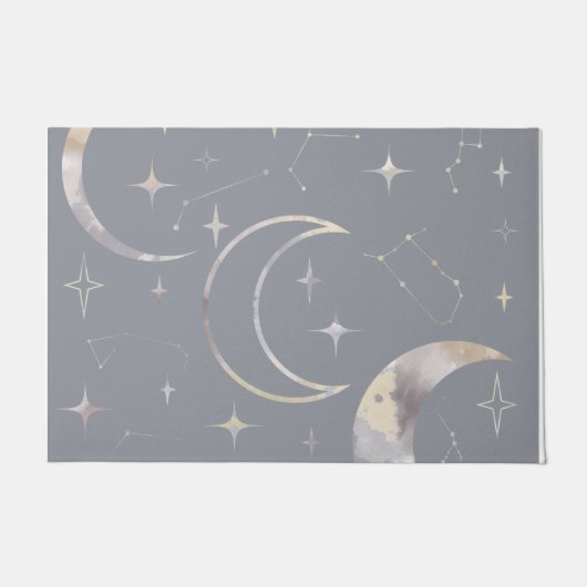 青い月に一度 ドアマット (正面)