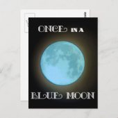 「青い月に一度」 ポストカード (正面/裏面)