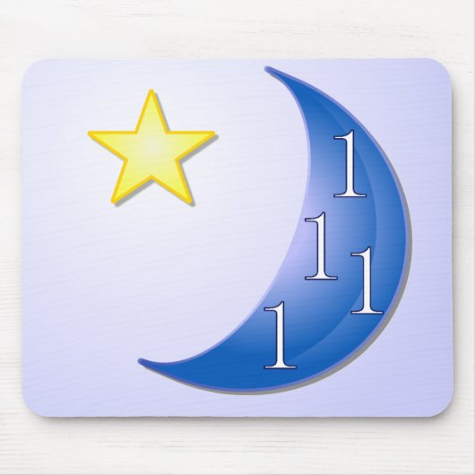 『青い月に一度』 マウスパッド (正面)