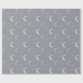 青い月に一度 ラッピングペーパー (フラット)