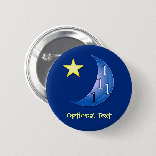 青い月に一度 缶バッジ (正面&裏面)