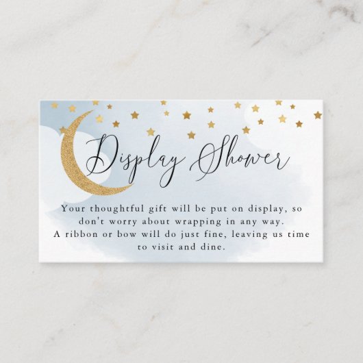 青い月を超えて ディスプレイ シャワーカー エンクロージャーカード (正面)