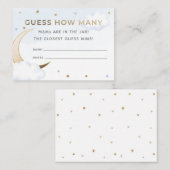 青い月を飛び越えて お菓子の数を当ててみて カード (正面/裏面)