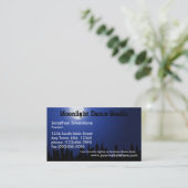 青い月光の名刺、ダンスのスタジオ、夜 名刺 (スタンド正面)