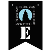 青い月、誰もが吠える群れ バンティングフラッグ (第2の旗)