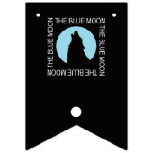 青い月、誰もが吠える群れ バンティングフラッグ (第1の旗)