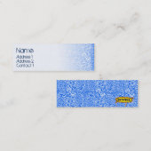 青い有機物 スキニー名刺 (正面/裏面)