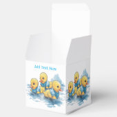 青い服を着たかわいいゴムアヒル フェイバーボックス (オープン)