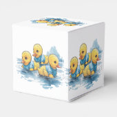 青い服を着たかわいいゴムアヒル フェイバーボックス (裏面サイド)