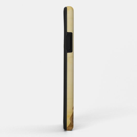 青い服2のシカ Case-Mate iPhoneケース (裏面/右)