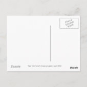 「青い木の森林」郵便はがき ポストカード (裏面)