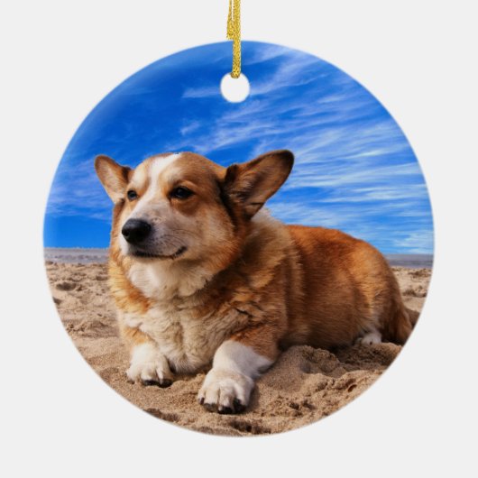 青い木素朴永遠に私たちのハートポーペット セラミックオーナメント (裏面)