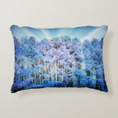 青い木 アクセントクッション (正面)