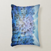 青い木 アクセントクッション (正面(垂直))