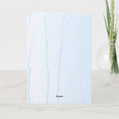 青い木 カード (裏面)