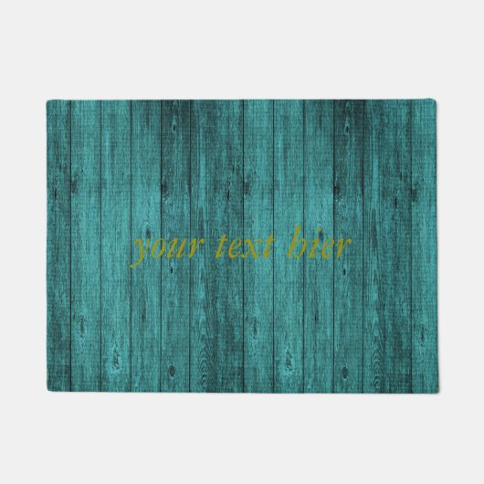 青い木 ドアマット (正面)