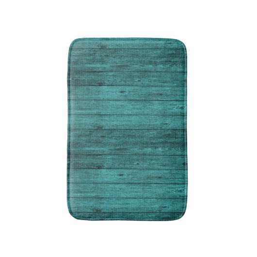 青い木 バスマット (正面縦)