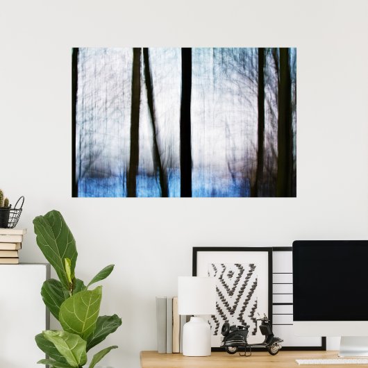 青い木 ポスター (ホームオフィス)