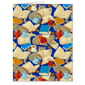 青い本と猫 (正面)